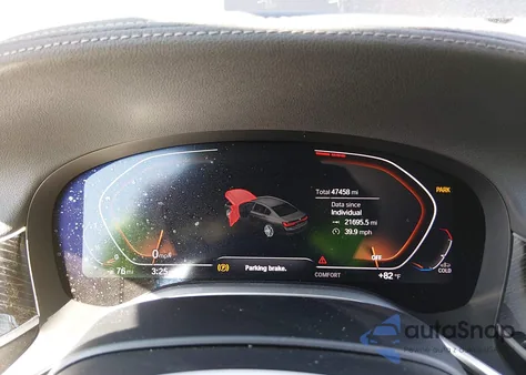 2022 BMW 740 I из США, поврежденный, VIN WBA7T2C06NCK54344